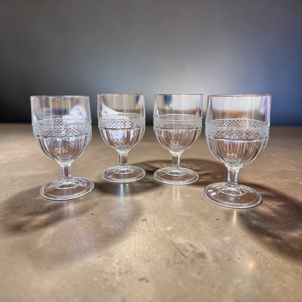 4 Beautiful antique goblets 1886-1891 - Picture 3 of 10